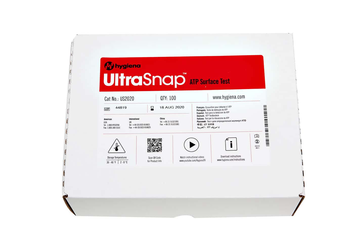 Hygiena Ultrasnap Atp Surface Test Swabs